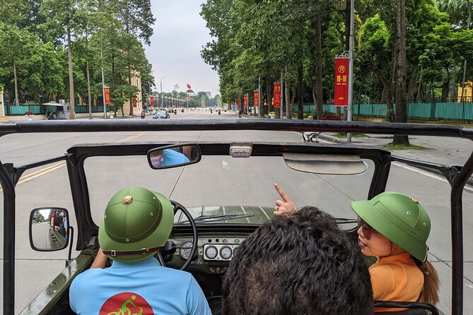 Hanoi Jeep Tours Led By Women: Hanoi City Jeep Tours Half Day - Ba Dinh Square and Hanoi’s formal center