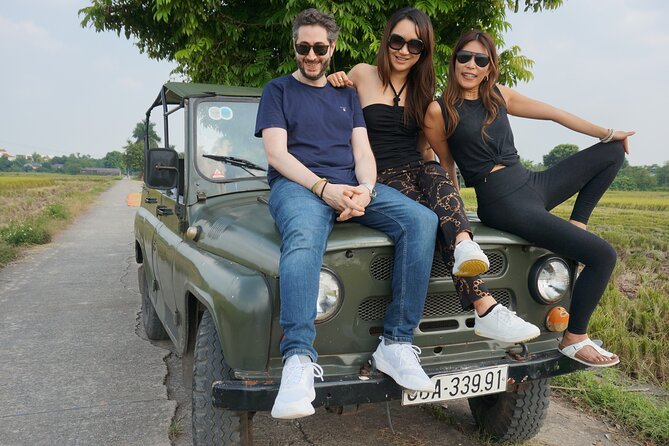 Hanoi Jeep Tours Led By Women: Hanoi Countryside By Legend Jeep - Leaving Hanoi for the Red River villages