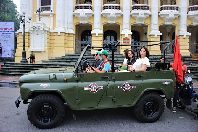 Hanoi Jeep Tours Led By Women: Hanoi Countryside Jeep Tours - Hồ Truc Bạch and the included Vietnamese meal