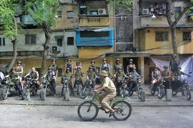 Hanoi Motorbike Tour: Food, Culture and Fun by Vintage Motorbike - Long Bien Bridge and the Red River views