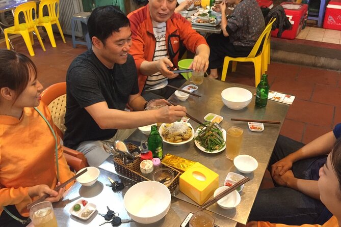 Hanoi Motorbike Tour Led By Women: Hanoi Motorbike Food Tours - Long Bien Bridge and the first bowl of banh cuon