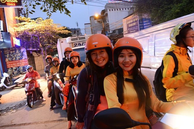 Hanoi Motorbike Tours Led By Women: Hanoi By Night Foodie Motorbike Tours - Đường Tàu, egg coffee, and the final surprise