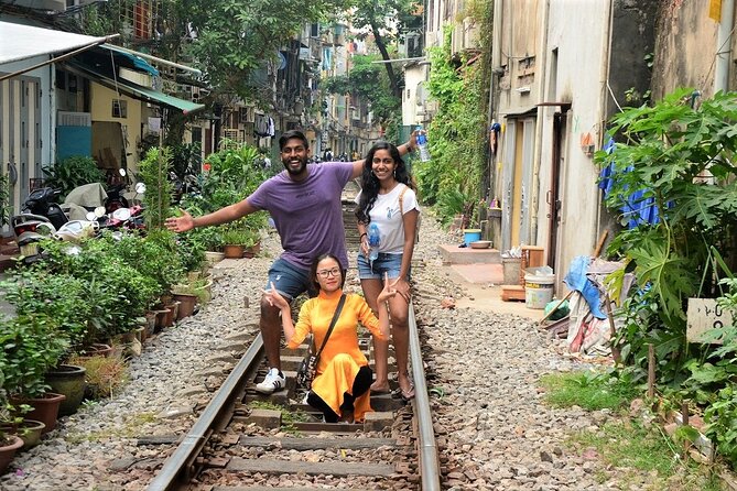Hanoi Motorbike Tours Led By Women: Hanoi City Insight Motorbike Tours - Banana Island, railway lanes, and local corners