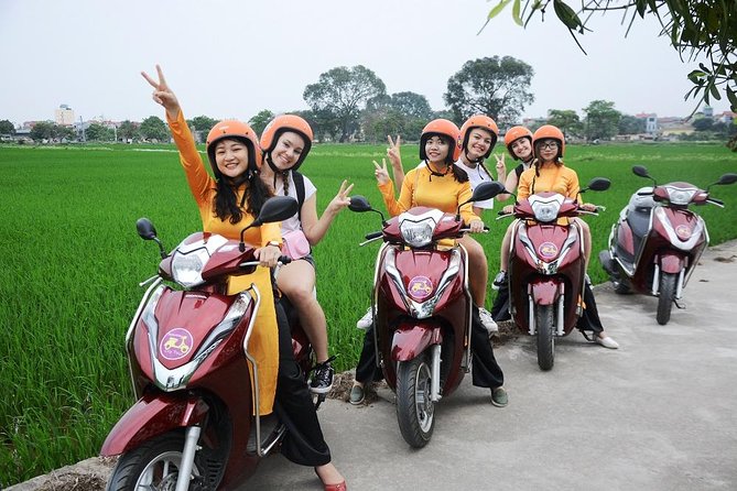 Hanoi Motorbike Tours Led By Women: Hanoi Outskirts & Rural Life - Rice paddies and the road to Co Loa Citadel