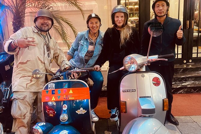 Hanoi Motorbike Tours with Female Riders - Ba Dinh Square connects food with modern history