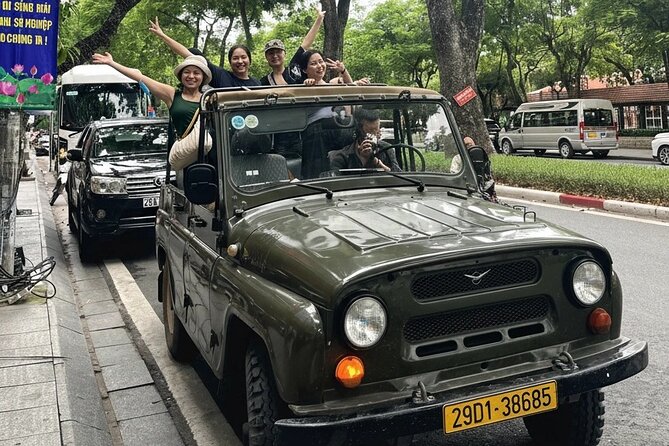 Hanoi Offbeat Jeep Tours - West Lake and the Twin Dragons Viewpoint