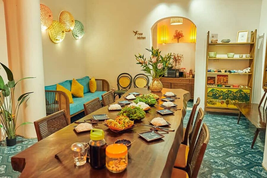 Hanoi: Rose Kitchen: Pho/Bun Cha/Nem+ Free Egg/ Salt Coffee - End with Hanoi coffee