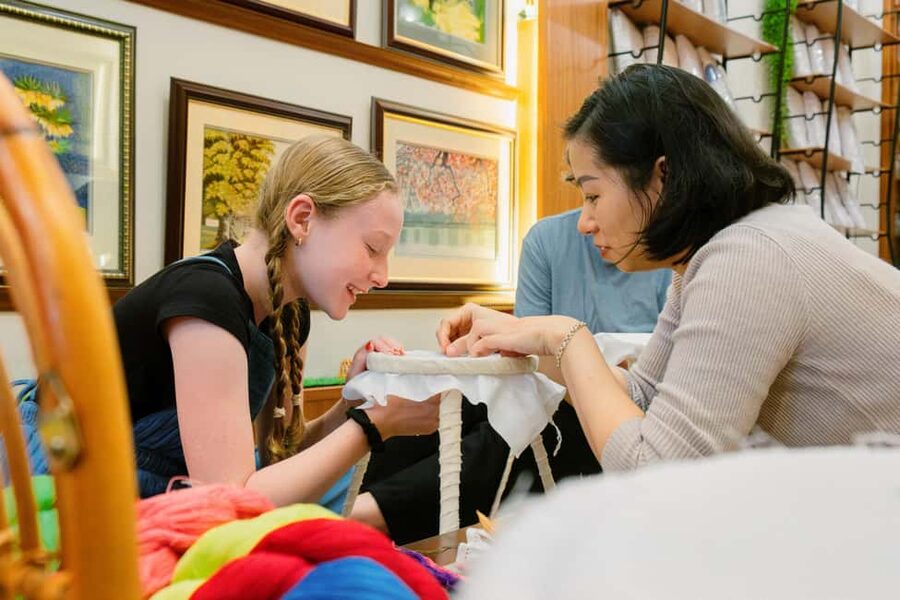 Hanoi's Heritage: Embroidery Workshop in Ancient House - Entering Tân Mỹ on Hang Trong Street