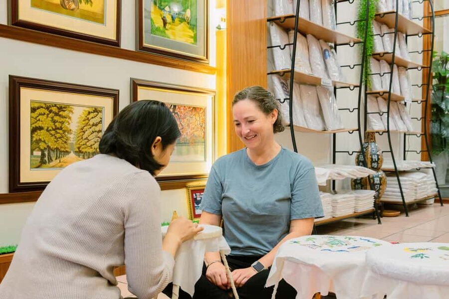 Hanoi's Heritage: Embroidery Workshop in Ancient House - Timing it with an Old Quarter day