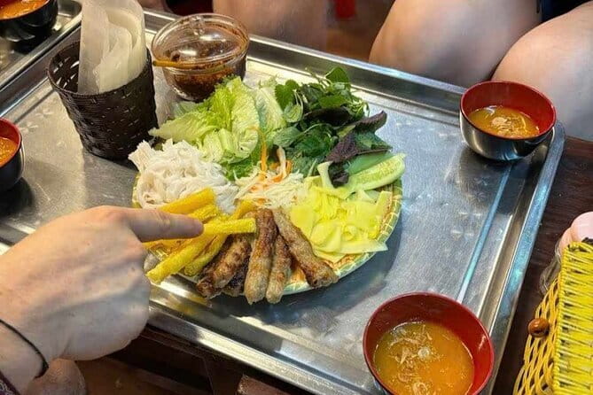 Hanoi Street Food Tour with egg coffee making - Banh mi, spring rolls, and the Old Quarter walk