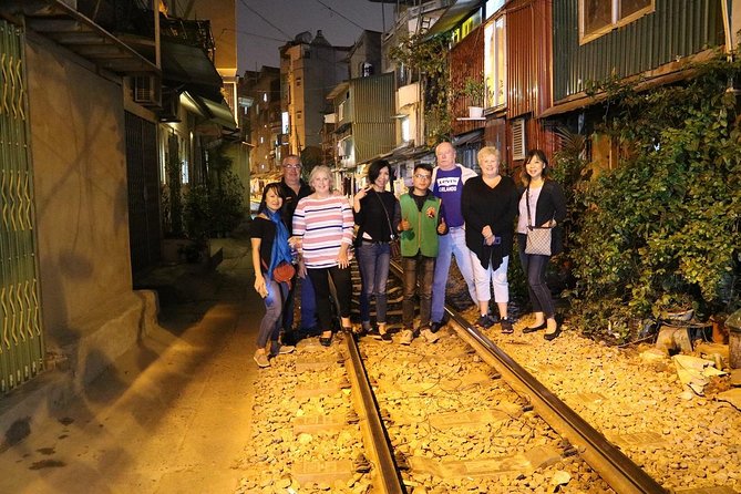 Hanoi Vespa After Dark Street food + Train Street+ Live Music - Train Street and egg coffee
