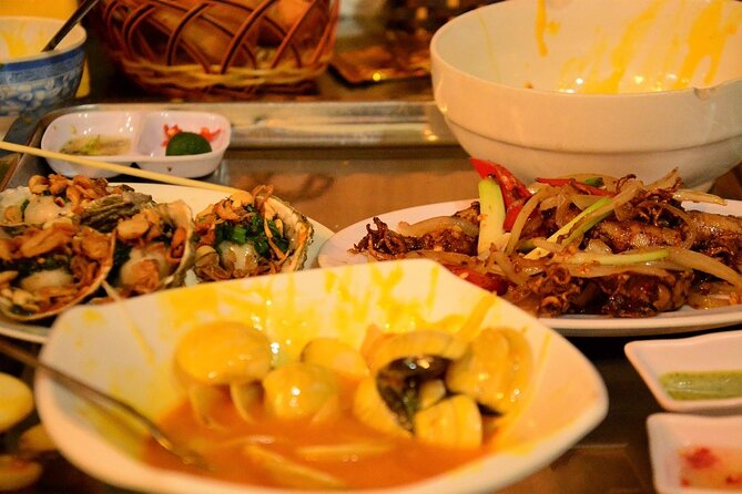 Hanoi Vespa Food Tours Led By Women - Long Bien Bridge and the Red River views