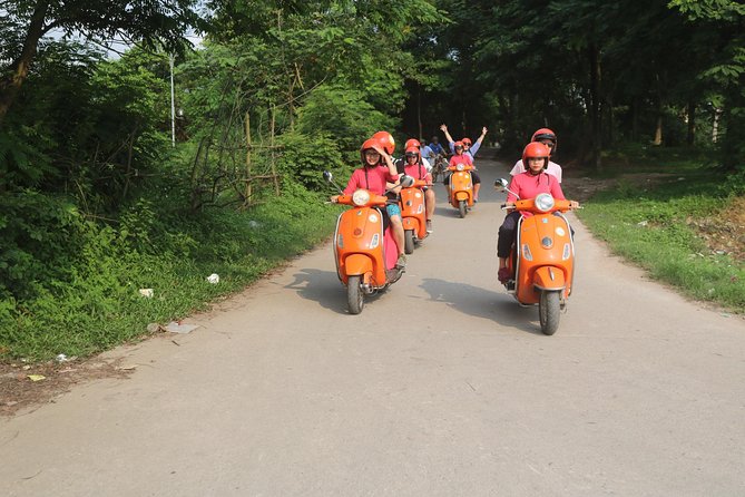 Hanoi Vespa Full Day City & Countryside with Female Ao Dai Riders - Egg coffee and the return toward the Old Quarter