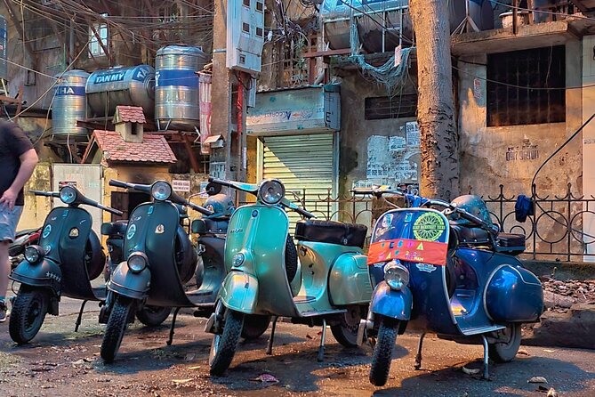 Hanoi Vespa Tours: Food + Culture + Fun on Army Vespa - Crossing Long Bien Bridge above the Red River