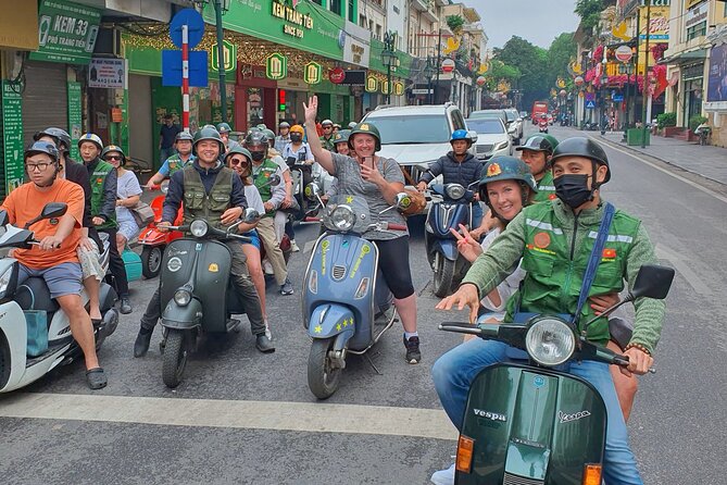 Hanoi Vespa Tours: Food + Culture + Fun on Army Vespa - The guides make the difference