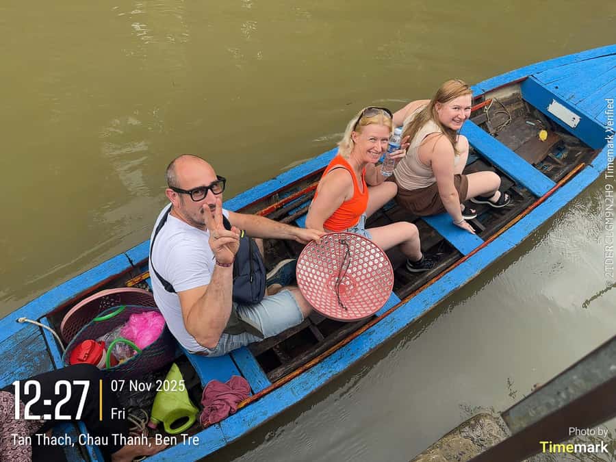 HCM: Authentic Mekong Delta - Boat, TukTuk, Khot Cake Making - The 1.5-hour ride south from Ho Chi Minh City
