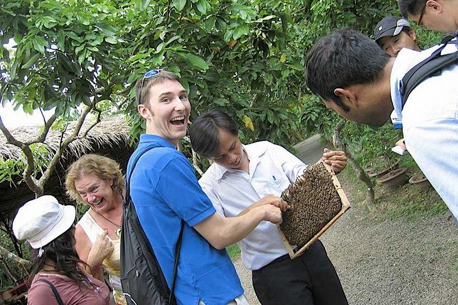 HCM:Mekong Delta Boat,Khotcake cooking Coconut Village,SmallGroup - Vinh Trang Pagoda and southern Buddhist style