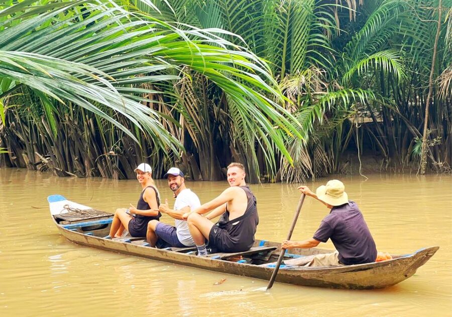 HCMC: Mekong Delta Less-Touristy One-Day Tour to Ben Tre - Cycling through village lanes