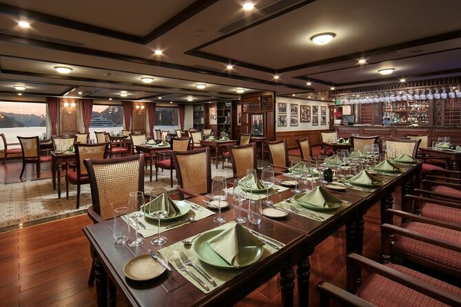 Heritage Cruises Best Luxury Cruise to Halong and Lan Ha Bay 2D1N - Ba Trai Dao or Tra Bau for swimming and kayaking