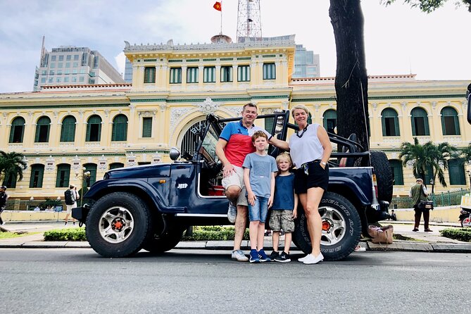 Ho Chi Minh City Private Half-Day Tour by U.S Army Jeep - Ben Thanh Market and the final stop