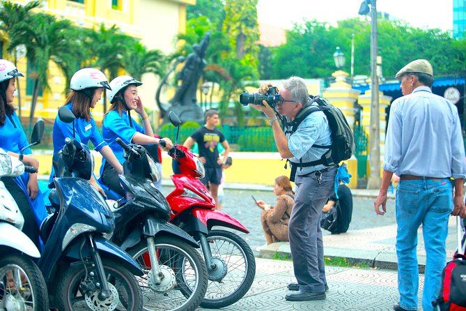 Ho Chi Minh Night Tour by Motorbikes with Female Rider | KissTour - Nguyễn Thiện Thuật apartment buildings and old Saigon life
