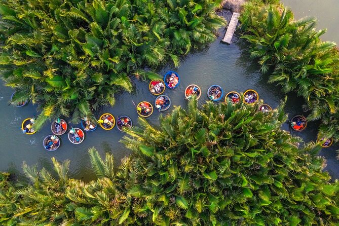 Hoi An: Coconut Basket Boat Ride in the Coconut Forest - Crab fishing, net casting, and boat spinning