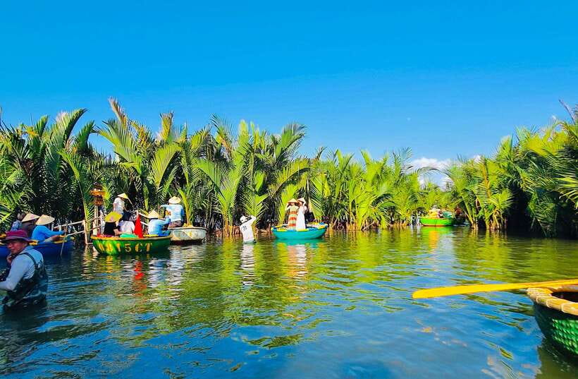 Hoi An: Coconut Basket Boat Rides with Two-way Transfers - Quiet Waterways and Coconut Forest Views