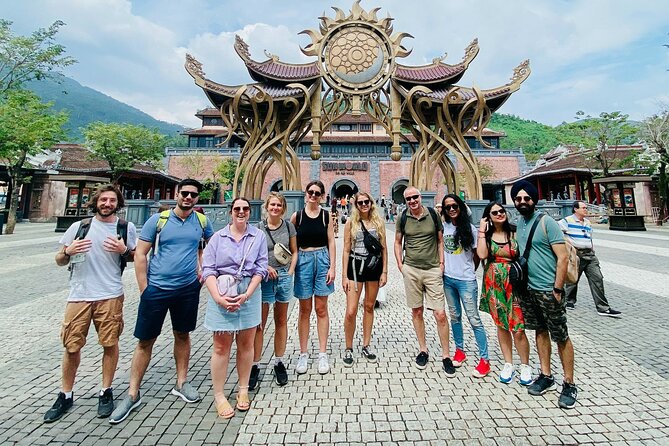 Hoi An/ Da Nang - Ba Na Hills - Golden Bridge Deluxe Small group - Walking across the Golden Bridge