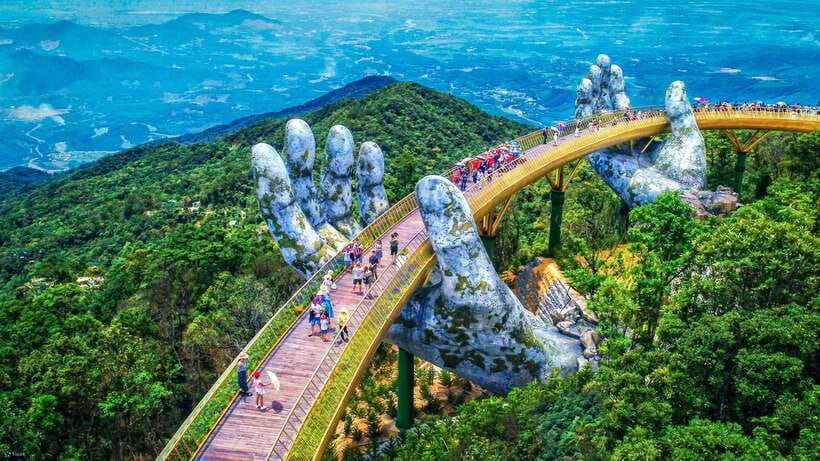 Hoi An/Da Nang: Golden Bridge , My Son Sanctuary & Marble Mt - Ba Na Hills and the Golden Bridge