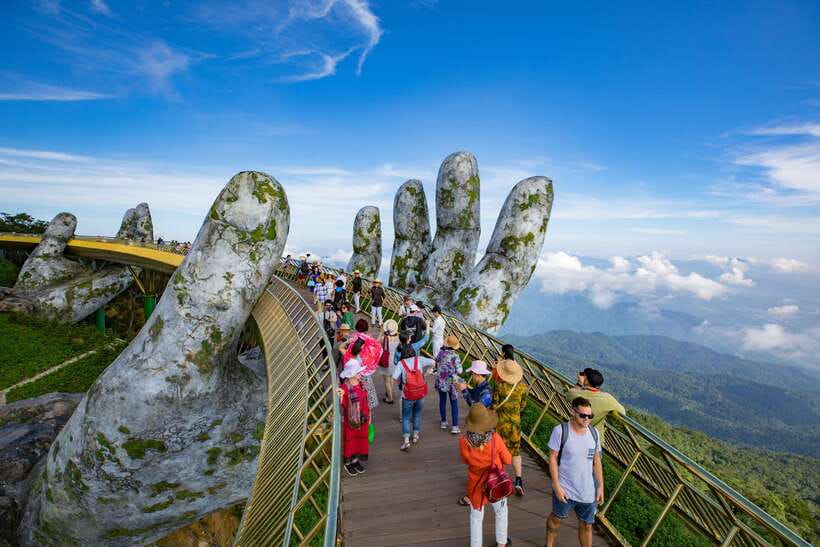 Hoi An: Full-day Ba Na Hills & Amazing Golden Bridge - Gardens and viewpoints around Ba Na Hills