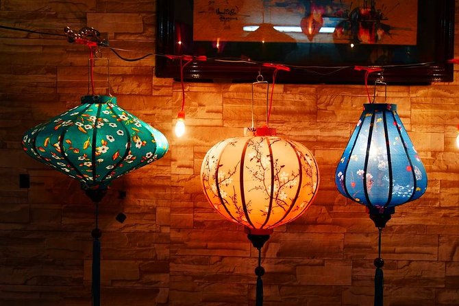 Hoi An Full Lantern Making Class- A special Foldable lantern - The tea tasting adds a quiet cultural pause