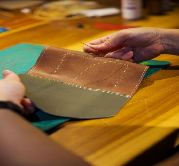 Hoi An: Handmade Leather Crafts Workshop (Starter Course) - Punching holes, shaping, and attaching buttons
