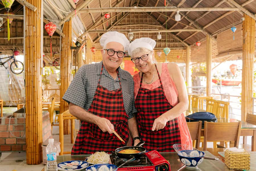 Hoi An: Lantern Making, Basket Boat, and Cooking Class - Eating what you prepared