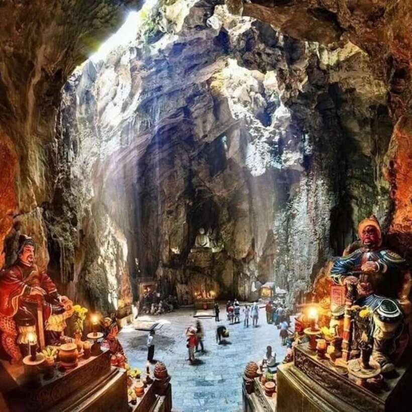 Hoi An: Marble Mountain, Am Phu Cave and Monkey Mountain - Monkey Mountain brings the broad Da Nang views