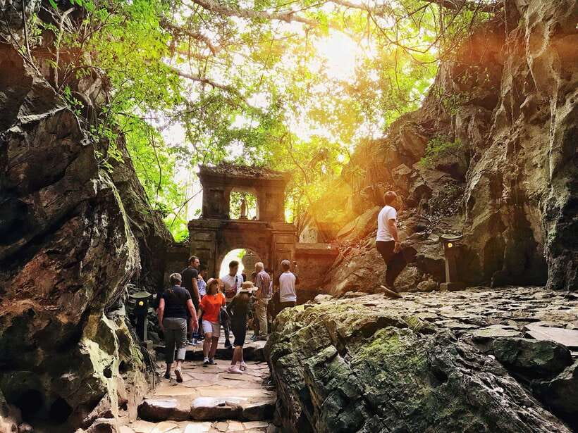 Hoi An: Secrets Of The Marble Mountains & Linh Ung Pagoda - Climbing Thuy Son at Marble Mountains