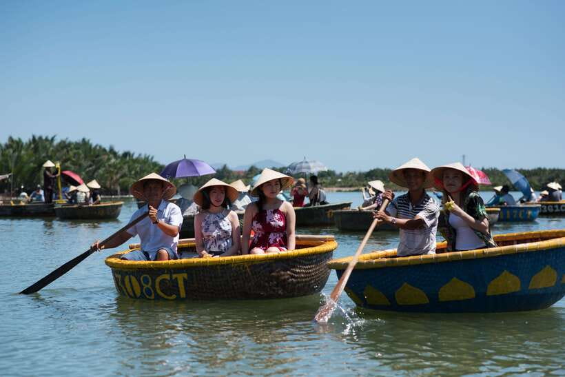 Hoian/Danang: Eco Cooking Class, Cruise Trip, Basket Boat - Key points at a glance