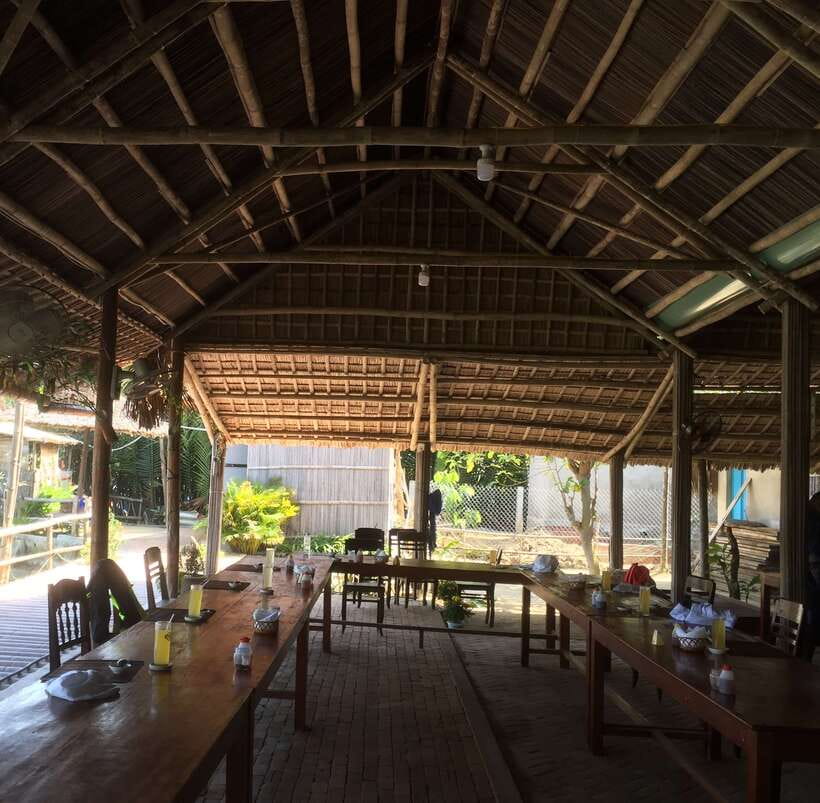 Hoian/Danang: Eco Cooking Class, Cruise Trip, Basket Boat - Eating what you prepare