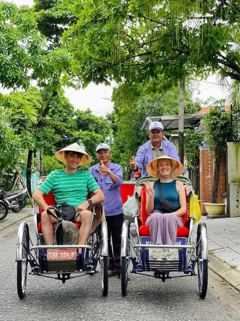 Hue City: Cyclo, Market Tour & Cooking Class at Madam Thu - A herbal foot bath before the cooking begins