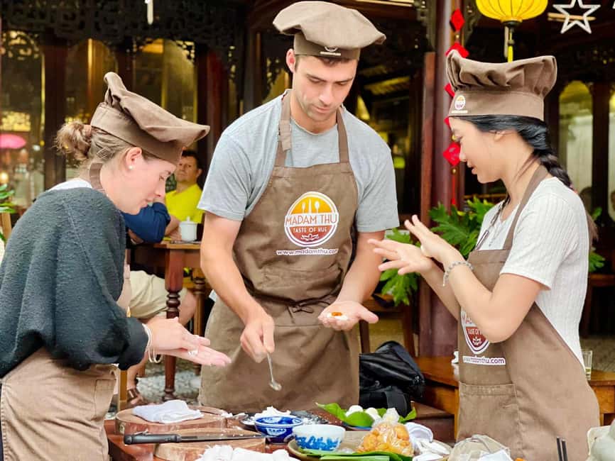 Hue City: Cyclo, Market Tour & Cooking Class at Madam Thu - Price, timing, and who gets the most from it
