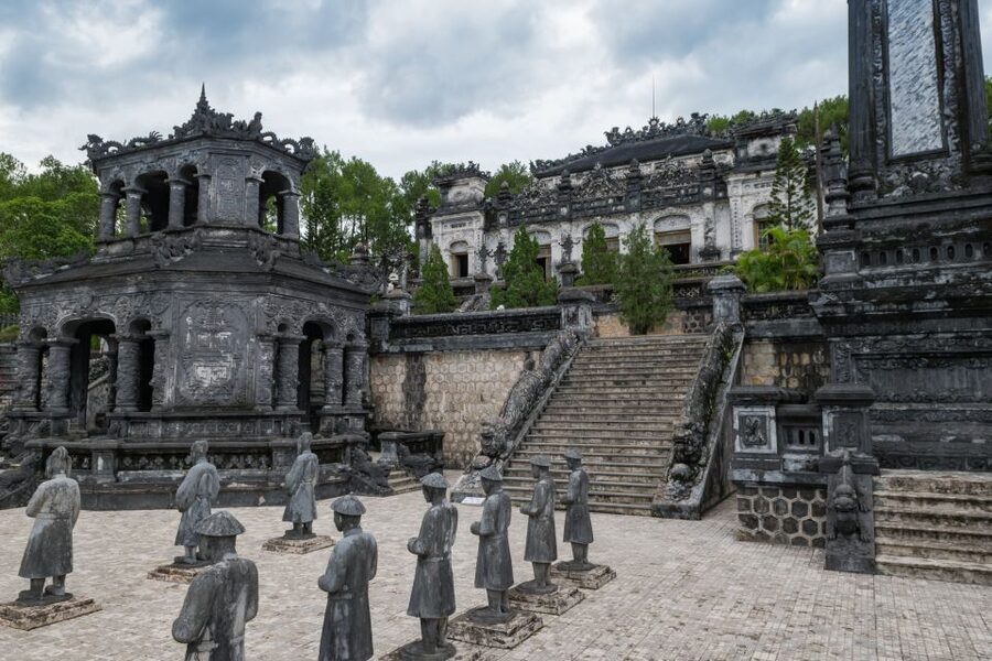 Hue City Tour Full day - Small group tour - Khai Dinh Tomb and its elaborate details