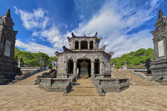 Hue Day Tour, Imperial Citadel, Khai Dinh Tomb & Thien Mu Pagoda - Khai Dinh Tomb packs royal ambition into a small site