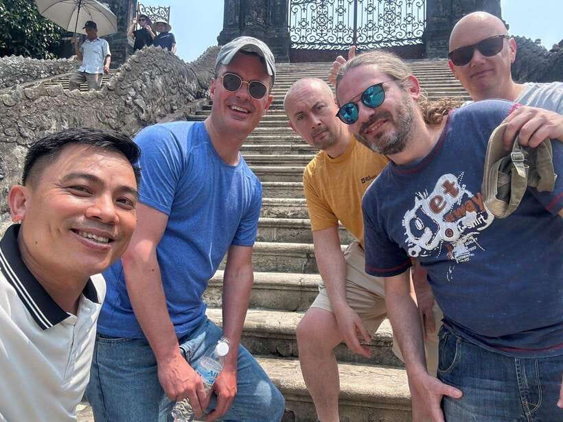 Hue: Royal Tombs & Pagoda Private Tour By Dragon Boat & Car - Khai Dinh Tomb: the most unusual royal monument