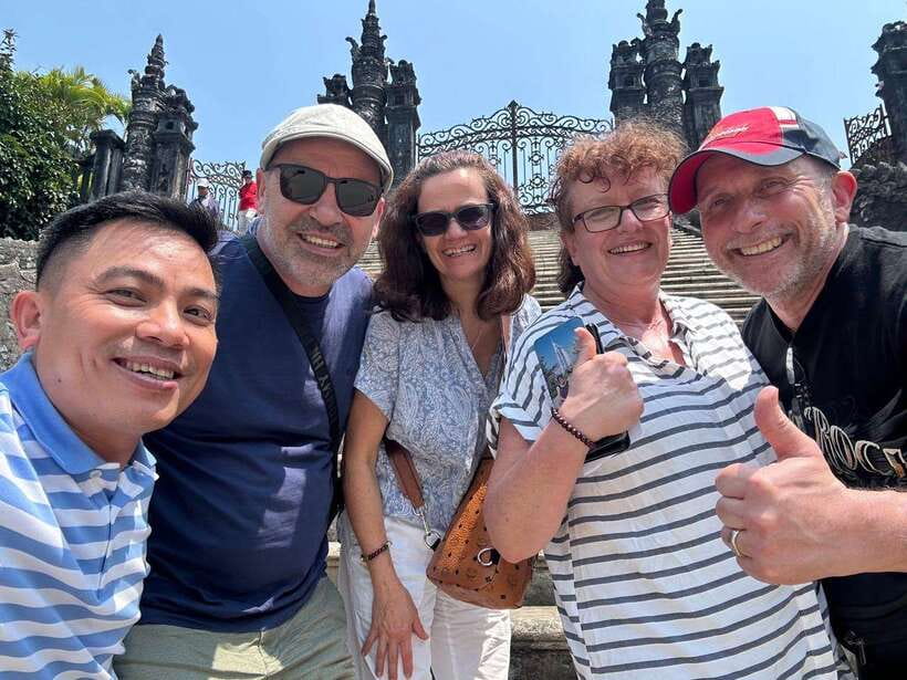 Hue: Royal Tombs & Pagoda Private Tour By Dragon Boat & Car - Thuy Xuan Incense Village adds a human touch