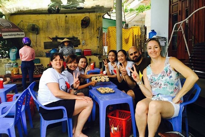 Hue Street Food Tour At Night By Scooter - 8 pm: Making your own khọt cake roll