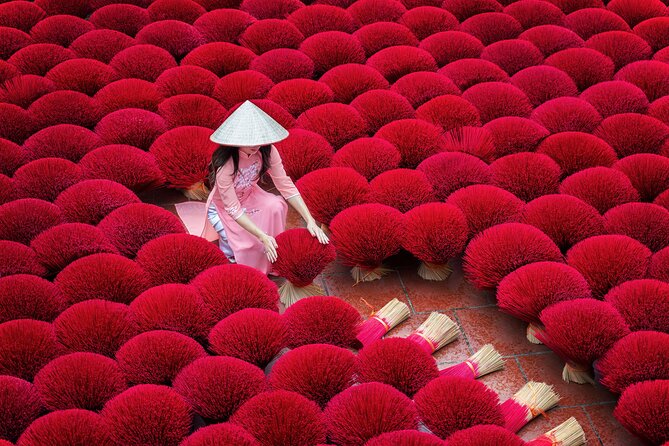 Incense Craft Village & Hanoi City Daily Tour - Temple of Literature from 1:07 to the afternoon