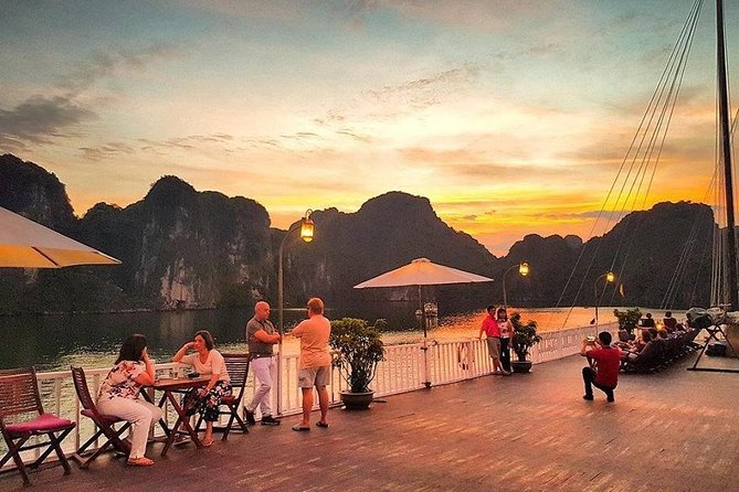 Indochina Sails Halong Bay - Titop Island and the 360-degree bay view