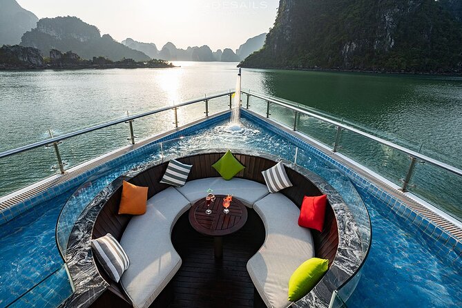 JADESAILS CRUISE-The Most Luxurious Day Tour in Ha Long Bay & Lan Ha Bay - Cruising from Tuan Chau into Ha Long Bay
