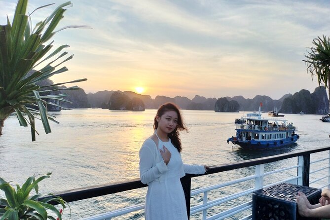 Lan Ha Bay day tour from Cat Ba, Hanoi - Serenity Boutique Cruise - Swimming, snorkeling, and cliff jumping at Ba Trai Dao