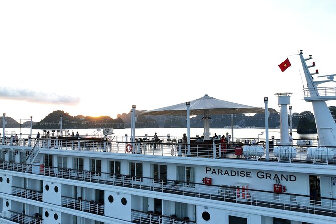 Lan Ha Bay Overnight on Paradise Grand Cruise - A quiet afternoon back aboard Paradise Grand
