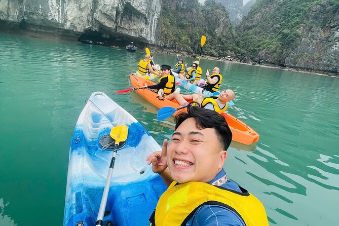 Lan Ha - Ha Long Bay 5Star cruise-Private balcony cabin 2day trip - Sunset, spring rolls, and an evening on deck